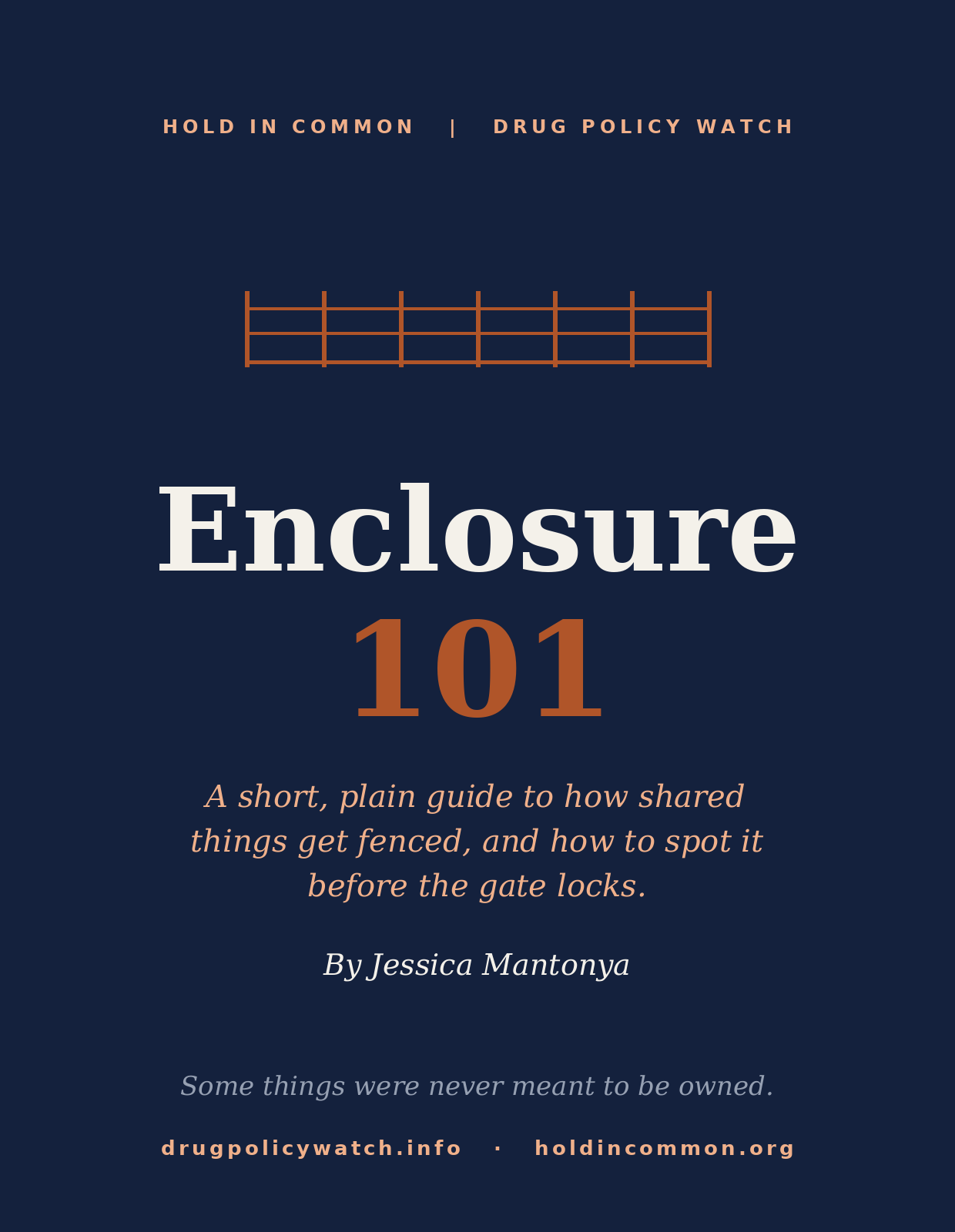 Enclosure 101 book cover